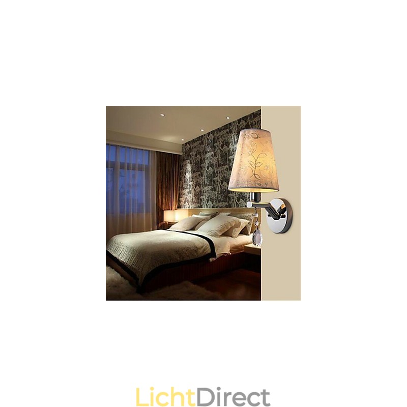 Moderne eigentijdse zilveren functie voor kristalsfeerverlichting wandlampen wandlamp