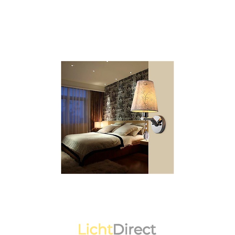 Moderne eigentijdse zilveren functie voor kristalsfeerverlichting wandlampen wandlamp