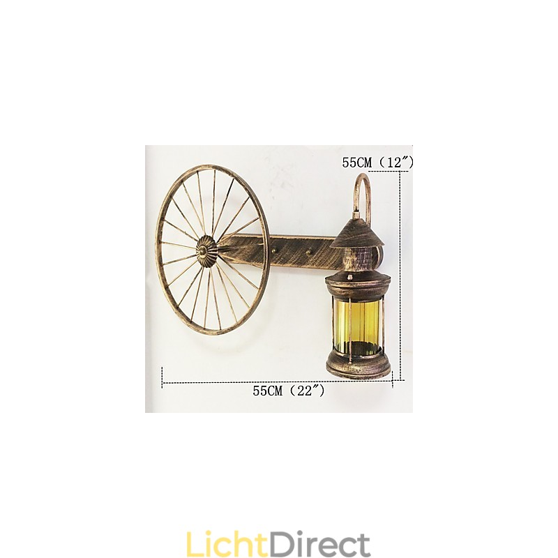 Rustieke Lodge Schilderij Kenmerk voor Mini Stijl Uplight Wandlampen Wandlamp