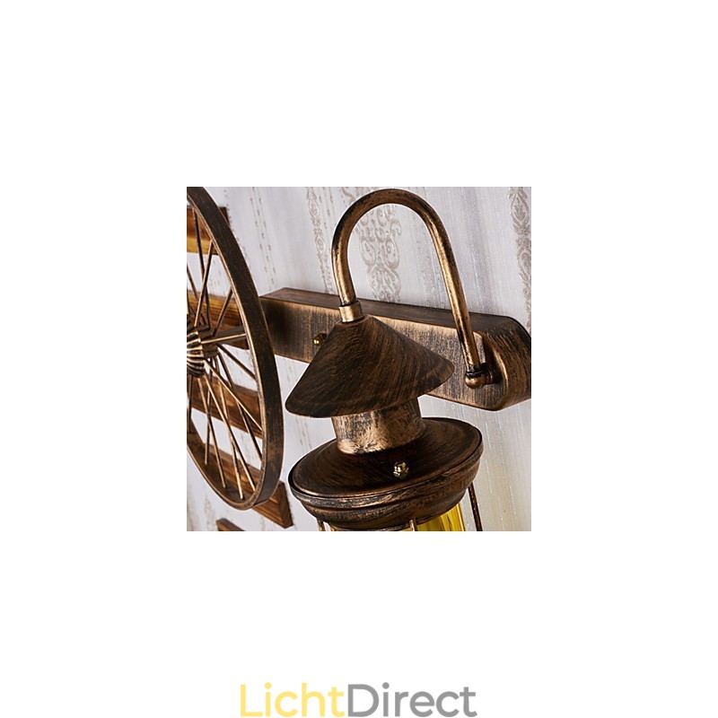 Rustieke Lodge Schilderij Kenmerk voor Mini Stijl Uplight Wandlampen Wandlamp