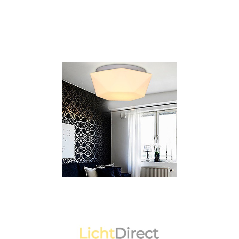 Creatieve witte diamanten glazen koepellamp absorberen