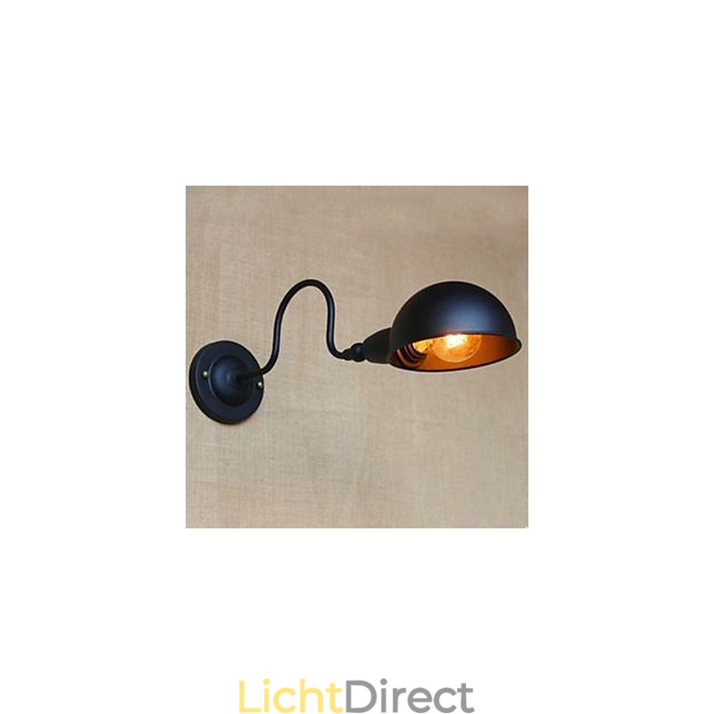 Retro Zwart Hoogwaardige Persoonlijkheid Nachtkastje Slaapkamer Studeerkamer Draaiend Rond Decoratieve Muur Gangpad