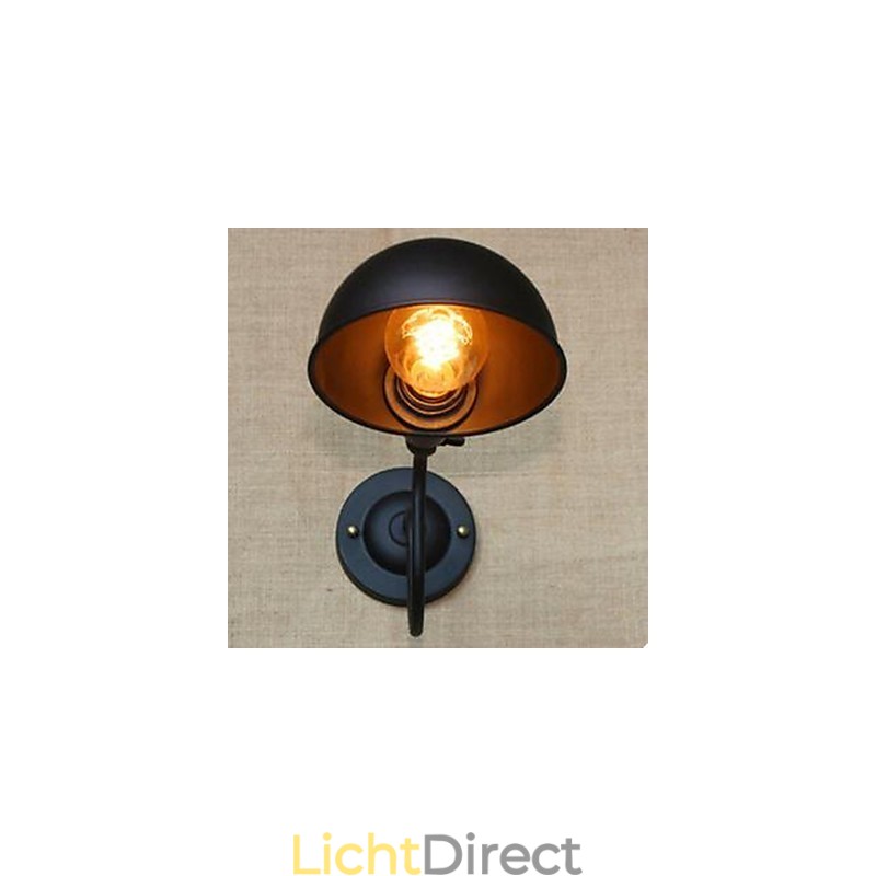 Retro Zwart Hoogwaardige Persoonlijkheid Nachtkastje Slaapkamer Studeerkamer Draaiend Rond Decoratieve Muur Gangpad