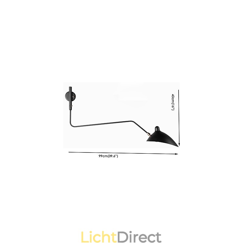 Moderne hedendaagse schilderfunctie voor Swing Arm Ambient Light Swing Arm Lights Wandlamp
