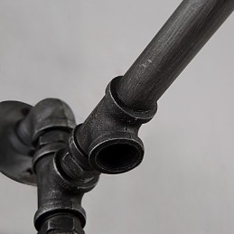 Vintage industriële buis wandlampen met schakelaar creatieve verlichting restaurant café bar decoratieve verlichting met 1 licht geverfde afwerking