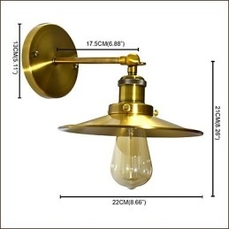 Rustieke Lodge Traditionele Klassieke Messing Kenmerk voor Downlight Wandlampen Wandlamp
