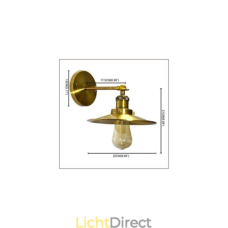 Rustieke Lodge Traditionele Klassieke Messing Kenmerk voor Downlight Wandlampen Wandlamp