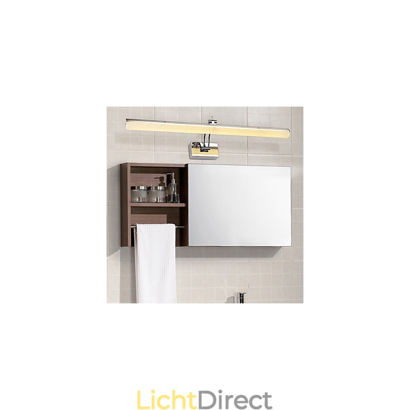 Geïntegreerde moderne eigentijdse chromen functie voor sfeerverlichting badkamerverlichting wandlamp