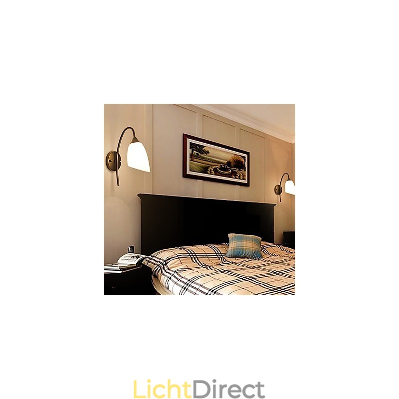 Traditionele klassieke landelijke retro schilderijfunctie voor wandlampen wandlamp