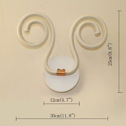 Moderne eenvoudige aluminium wandlamp creatieve gangpad nachtkastje lampen verlichting