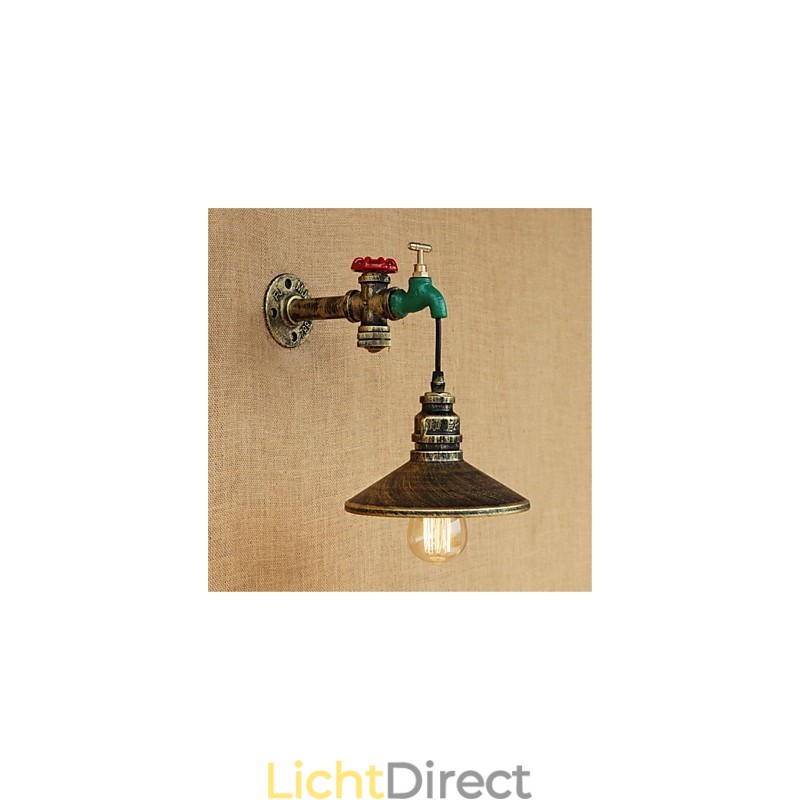 Landelijke nieuwigheid Retro schilderijfunctie voor Mini-stijl Ambient Light Wandlampen Wandlamp