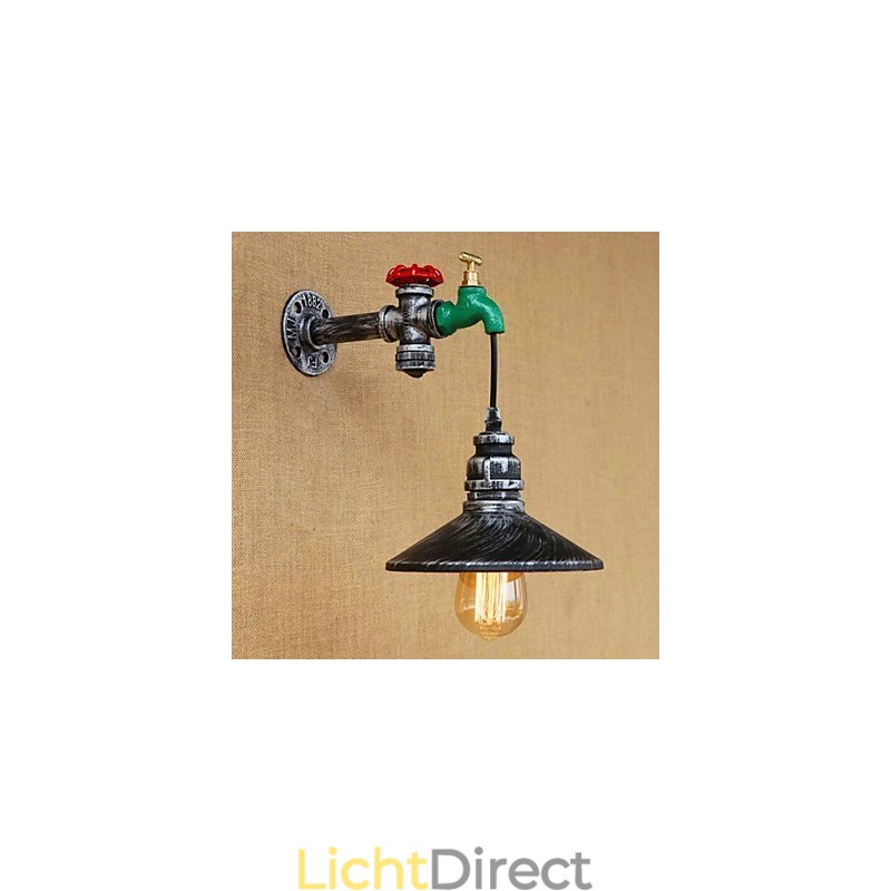 Landelijke nieuwigheid Retro schilderijfunctie voor Mini-stijl Ambient Light Wandlampen Wandlamp