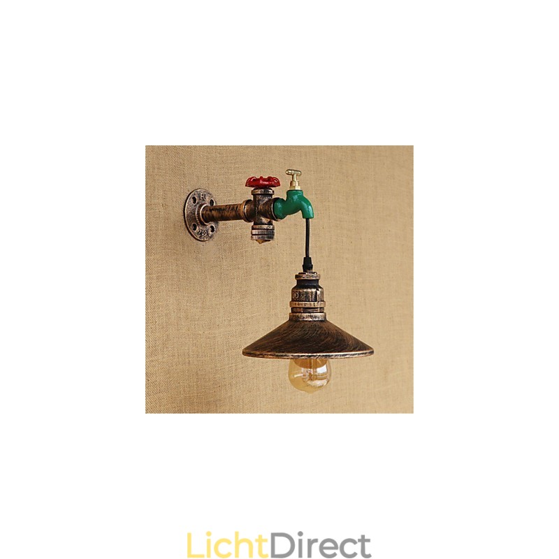 Landelijke nieuwigheid Retro schilderijfunctie voor Mini-stijl Ambient Light Wandlampen Wandlamp