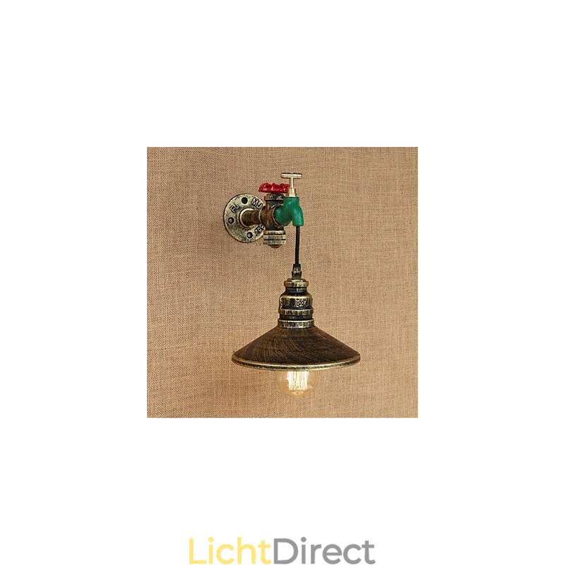 Landelijke nieuwigheid Retro schilderijfunctie voor Mini-stijl Ambient Light Wandlampen Wandlamp