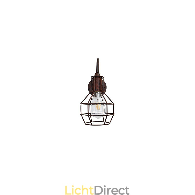 Wandlamp Wandlampen Muur Roestkleurige Retro Wandlamp