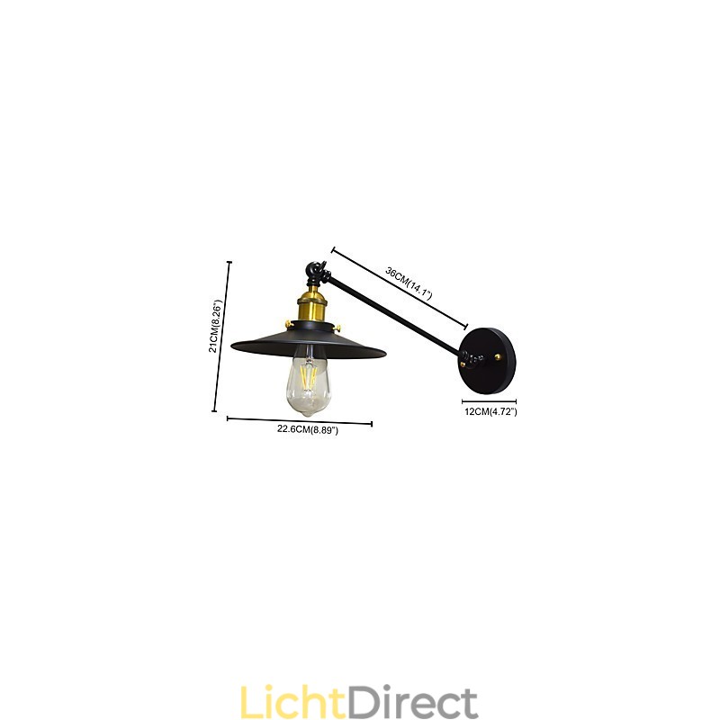 Buzz Wall Iron Wandlamp Dumb Black Lightsaber Lamp Aan De Muur