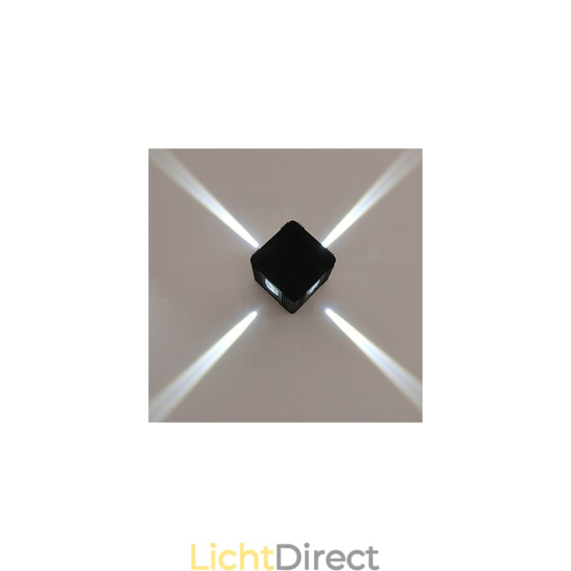 Moderne lichte aluminium wandlamp met plafondbevestiging, decoratieve wandlampen