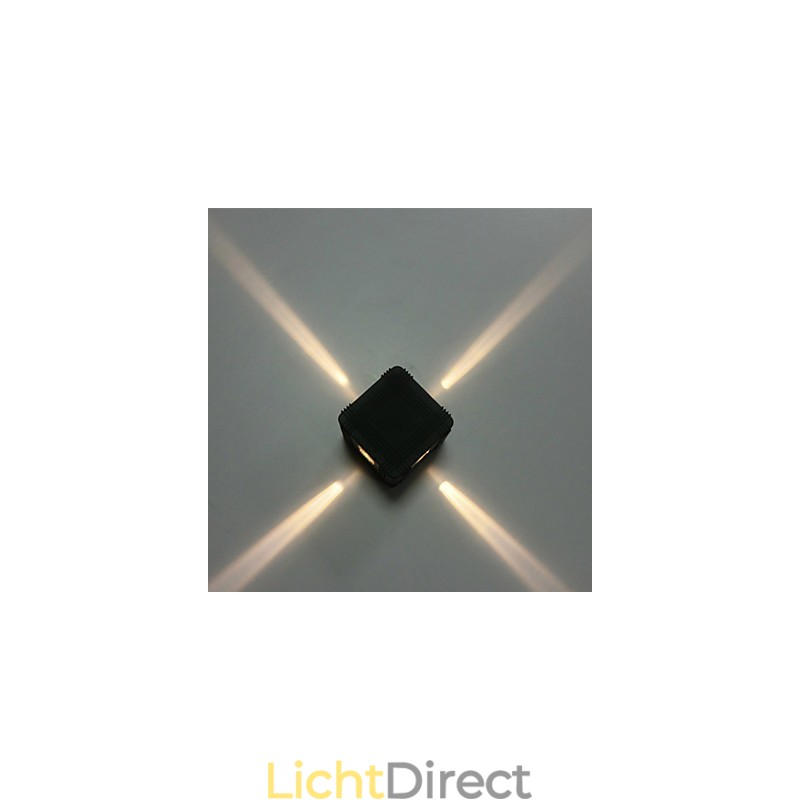 Moderne lichte aluminium wandlamp met plafondbevestiging, decoratieve wandlampen