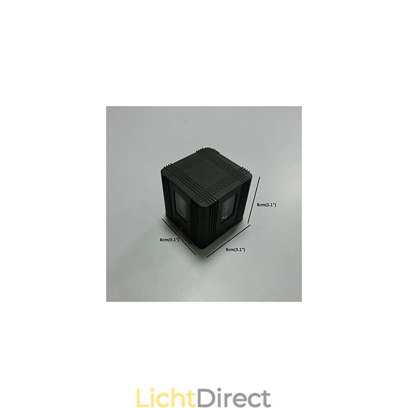 Moderne lichte aluminium wandlamp met plafondbevestiging, decoratieve wandlampen