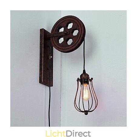 Industriële Retro IJzeren Wandlamp Creatieve Persoonlijkheid Lift Pulley Wandlamp Industriële Retro IJzeren Wandlamp Creatieve Persoonlijkheid Lift Pulley Wandlamp