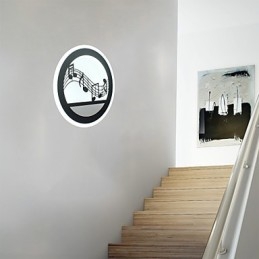 Creatieve Slaapkamer Bed Wandlamp Acryl Entree Gang Licht Eenvoudige Moderne Trap Balkon Lampen