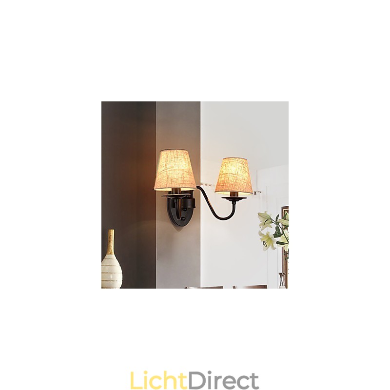Rustieke Lodge Eenvoudige Vintage Schilderij Feature Ambient Light Wandlampen Wandlamp