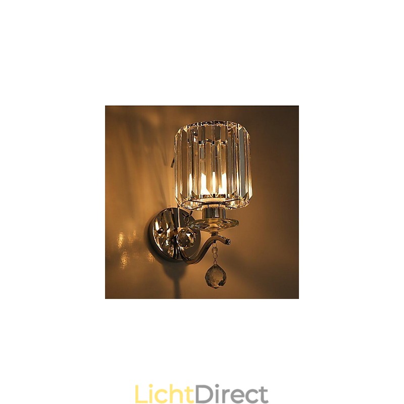 Kristallen moderne eigentijdse gegalvaniseerde kenmerkende uplight wandlampen wandlamp