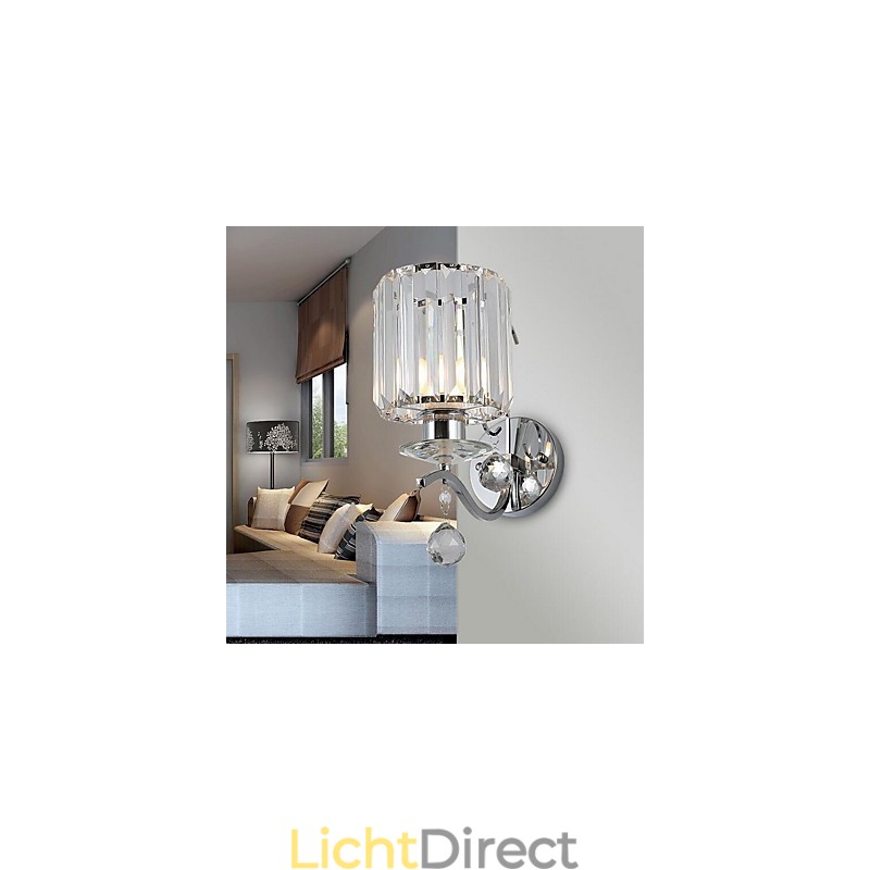 Kristallen moderne eigentijdse gegalvaniseerde kenmerkende uplight wandlampen wandlamp