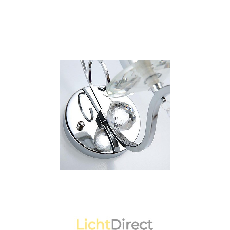 Kristallen moderne eigentijdse gegalvaniseerde kenmerkende uplight wandlampen wandlamp