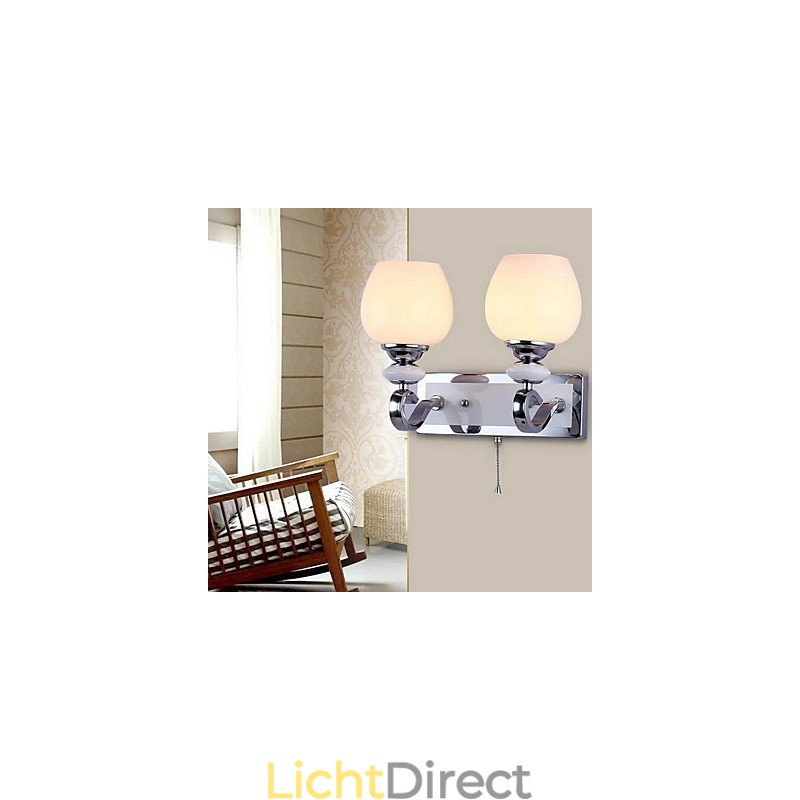 Moderne eigentijdse gegalvaniseerde kenmerkende uplight wandlampen wandlamp