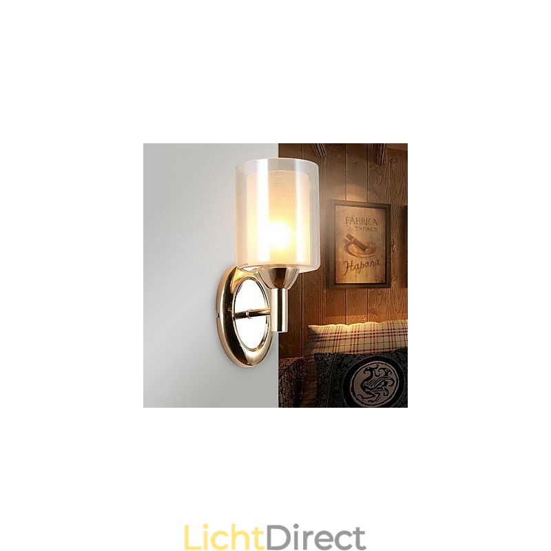 Moderne eigentijdse gegalvaniseerde kenmerkende uplight wandlampen wandlamp