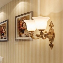 2 Lichte Traditionele Klassieke Woonkamer Eetkamer Slaapkamer Metalen Luxe Binnen Wandlampen
