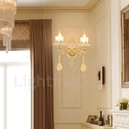 2 Lichte Traditionele Klassieke Woonkamer Eetkamer Slaapkamer Metalen Binnen Wandlampen