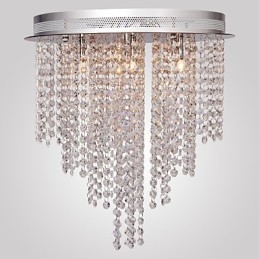 Moderne eigentijdse kristallen mini-stijl gegalvaniseerde metalen inbouw