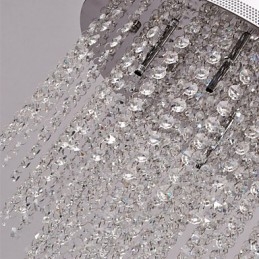 Moderne eigentijdse kristallen mini-stijl gegalvaniseerde metalen inbouw
