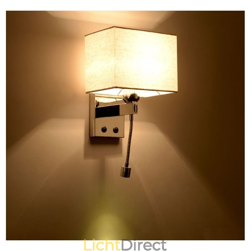 De moderne hotelkamer lezen creatieve stof gang balkon bedlamp wandlamp