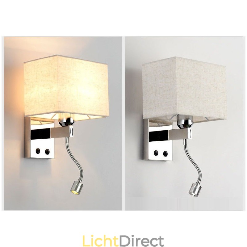 De moderne hotelkamer lezen creatieve stof gang balkon bedlamp wandlamp