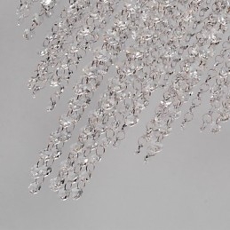 Moderne eigentijdse kristallen mini-stijl gegalvaniseerde metalen inbouw