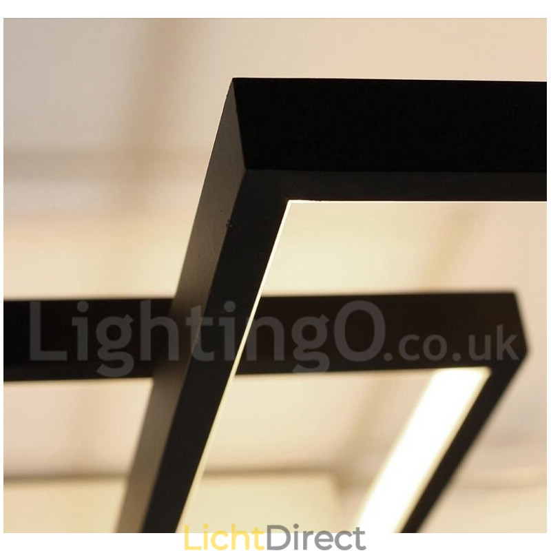 Moderne eigentijdse aluminium schilderij plafondlamp inbouw wandlamp met afstandsbediening dimmer voor woonkamer slaapkamer
