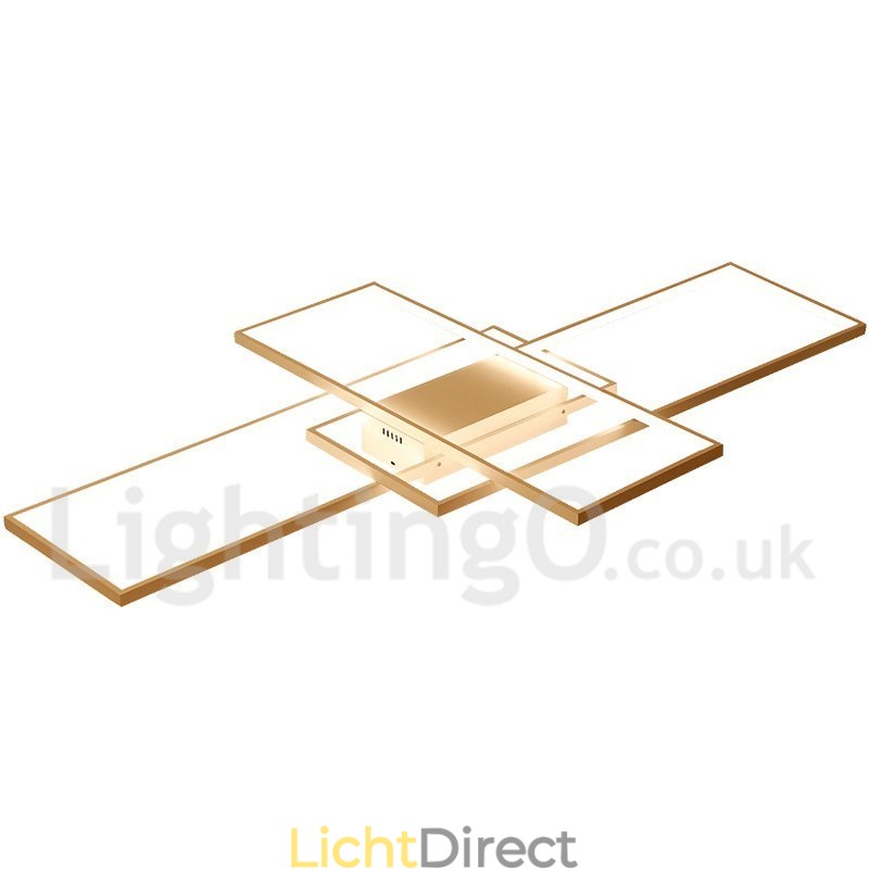 Moderne eigentijdse aluminium schilderij plafondlamp inbouw wandlamp met afstandsbediening dimmer voor woonkamer slaapkamer kan ook worden gebruikt als wandlamp