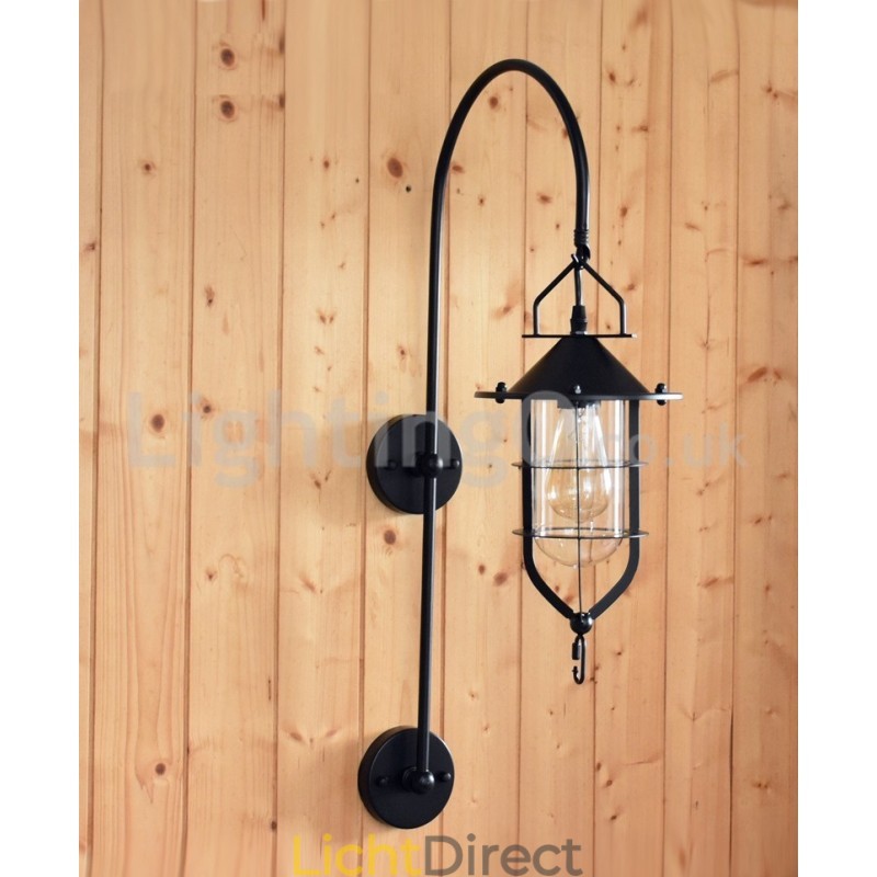 Retro Dock Wandlamp Zwarte Wharf Wandlampen Dock Wandlamp Restaurant Woonkamer Café Bar Kledingwinkel