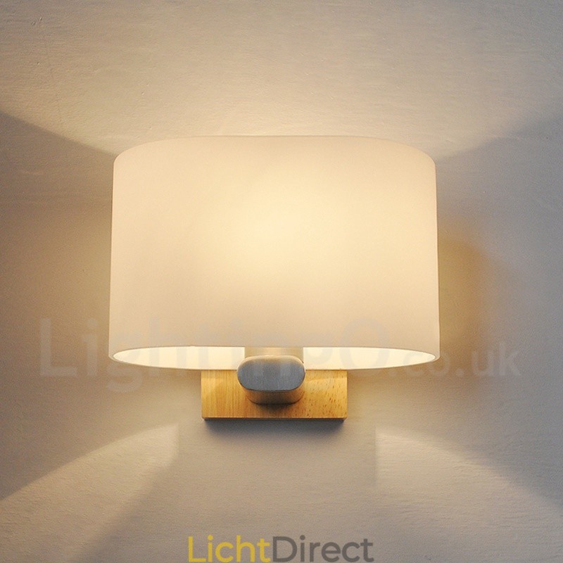 Moderne eigentijdse wandlampen van roestvrij staal met glazen kap voor gangpad, bar, café, slaapkamer, studeerkamer, loft, katrolwandlamp