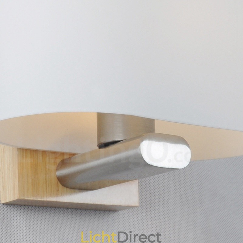 Moderne eigentijdse wandlampen van roestvrij staal met glazen kap voor gangpad, bar, café, slaapkamer, studeerkamer, loft, katrolwandlamp