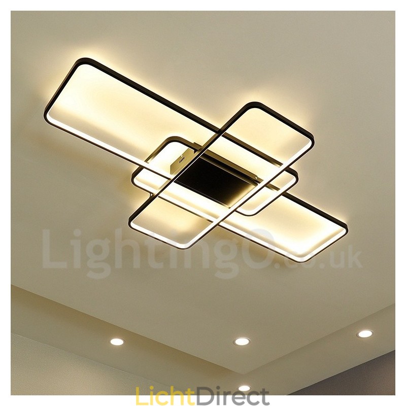 Moderne eigentijdse aluminium schilderij plafondlamp inbouw wandlamp met afstandsbediening dimmer voor woonkamer slaapkamer kan ook worden gebruikt als wandlamp