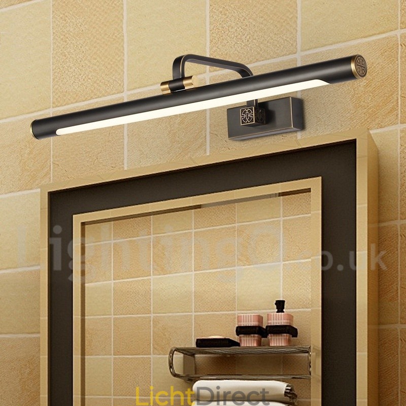 IPMirror Lamp Badkamerverlichting Zuivere Messing Wandlampen met Acryl Kap Make-up Verlichting