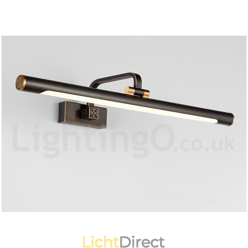IPMirror Lamp Badkamerverlichting Zuivere Messing Wandlampen met Acryl Kap Make-up Verlichting