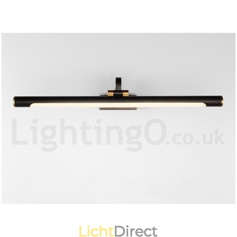 IPMirror Lamp Badkamerverlichting Zuivere Messing Wandlampen met Acryl Kap Make-up Verlichting