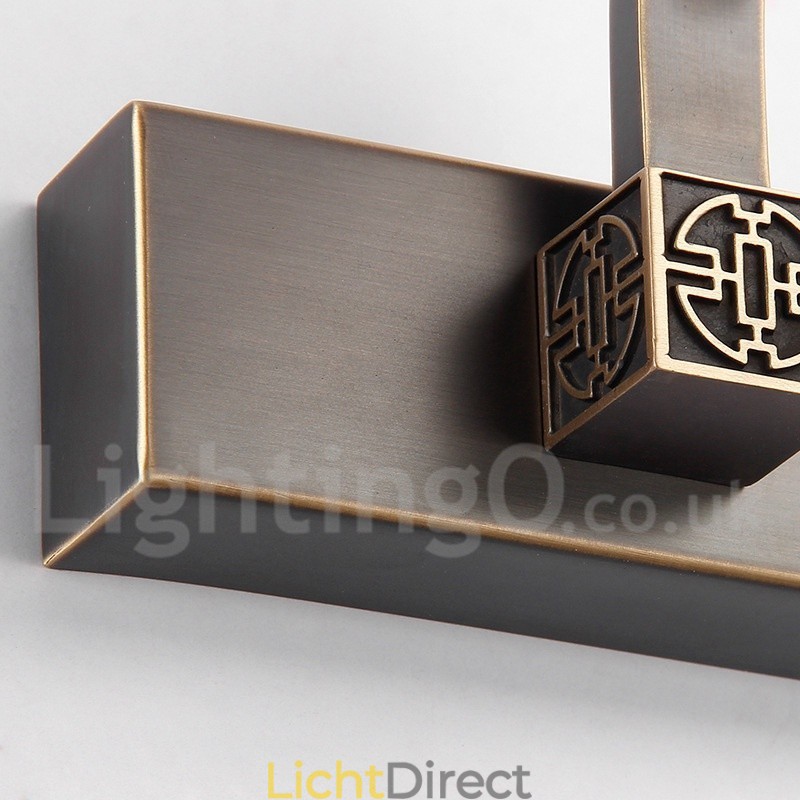 IPMirror Lamp Badkamerverlichting Zuivere Messing Wandlampen met Acryl Kap Make-up Verlichting