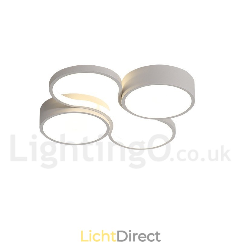 Dimbare moderne eigentijdse aluminium plafondlamp, inbouwlamp voor woonkamer/slaapkamer, kan ook als wandlamp worden gebruikt