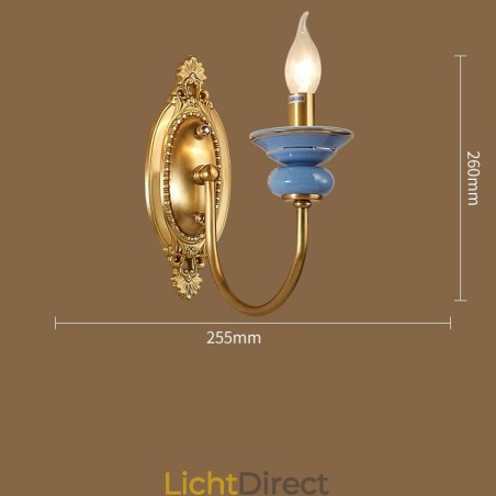 100% puur messing Luxe rustieke retro vintage messing keramiek 1 lichts kaars wandlamp Speciaal voor hotel kantoor showroom woonkamer eetkamer 100% puur messing Luxe rustieke retro vintage messing keramiek 1 lichts kaars wandlamp Speciaal voor hotel kantoor showroom woonkamer eetkamer